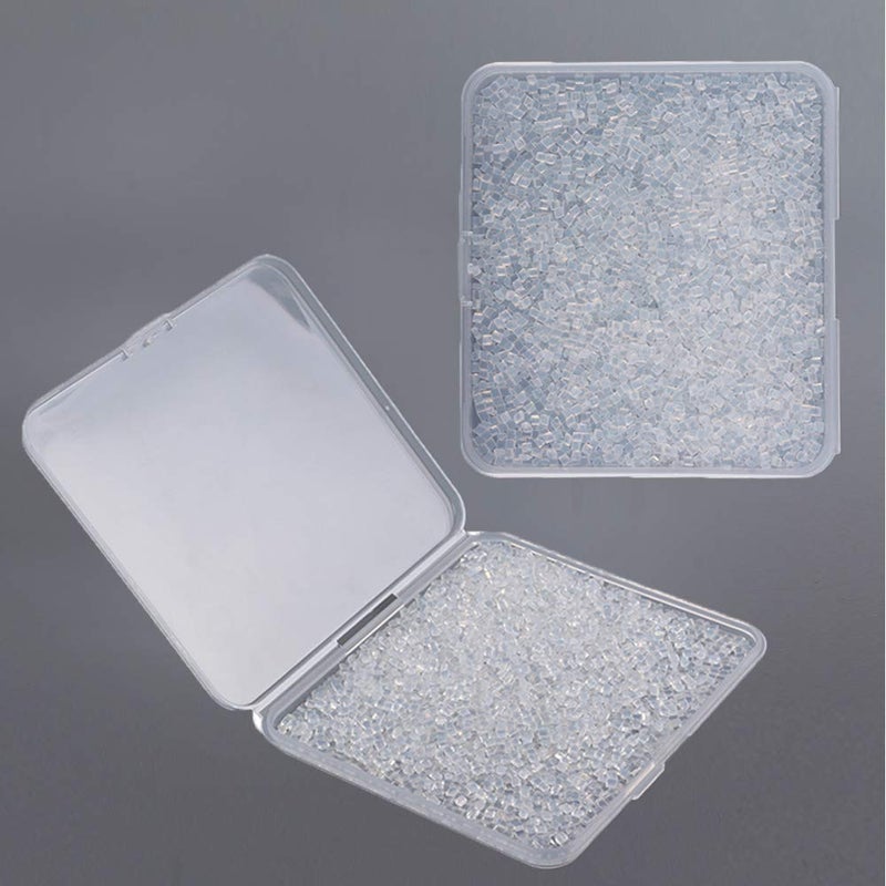 LEEONS 4600Pcs Italian Keratin Glue Granule Pellets Transparent Keration Glue Granule Bead for Hot Fusion Nail/I Tip Hair Extensions - Image 5